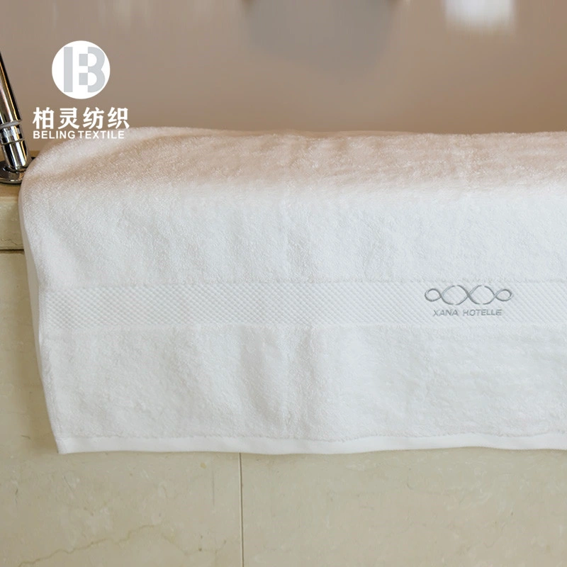 Factory Supply Low Price Custom Logo Organic Cotton Hand Bath Face Towel