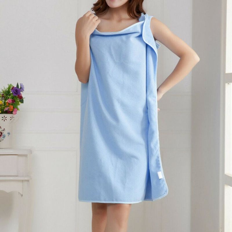 Wearable Bath Towel Beach Towel with Suspenders