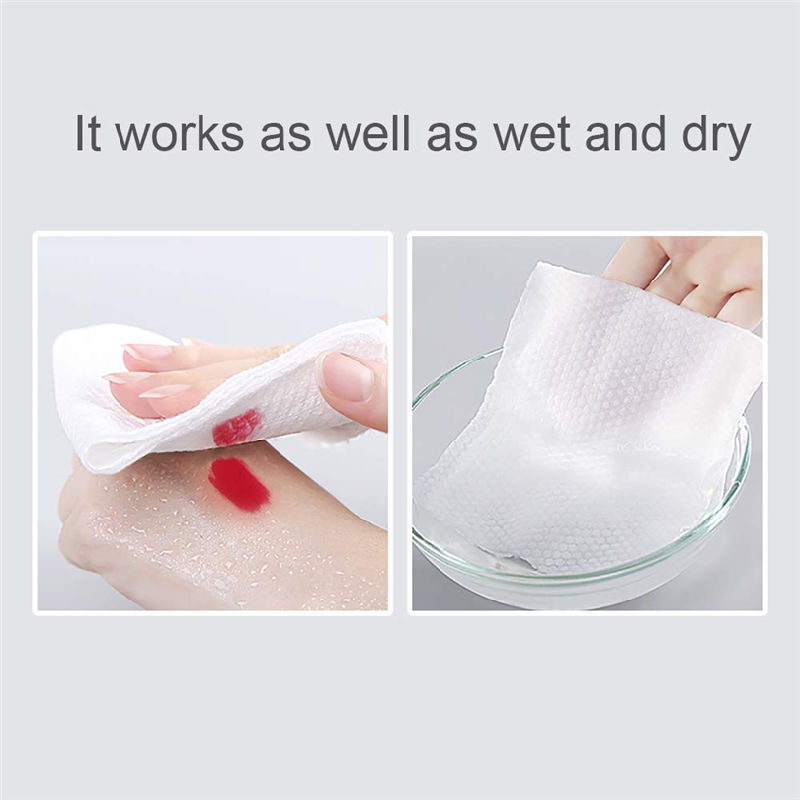 Skin-Friendly Disposable Spunlace Non-Woven Cleaning Towel Soft Face Towel Tissue