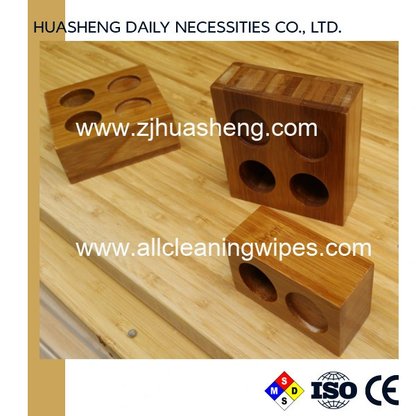 Bamboo Wood Trays Black Resin Trays for Compressed Towels Magic Tablet