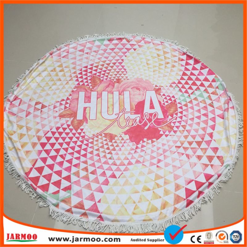 Quick Dry Round Beach Towel for Gift and Promotion
