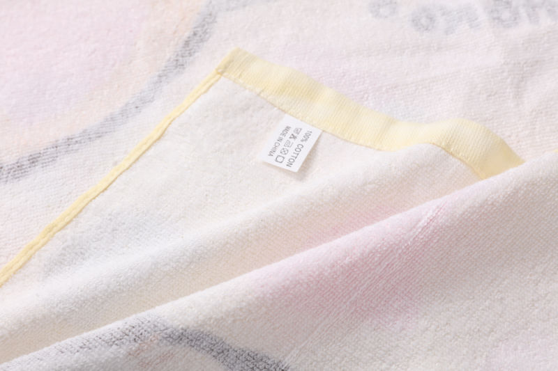 Super Soft Cotton Beach Towel for Kids, 60*120cm, Rilakkuma