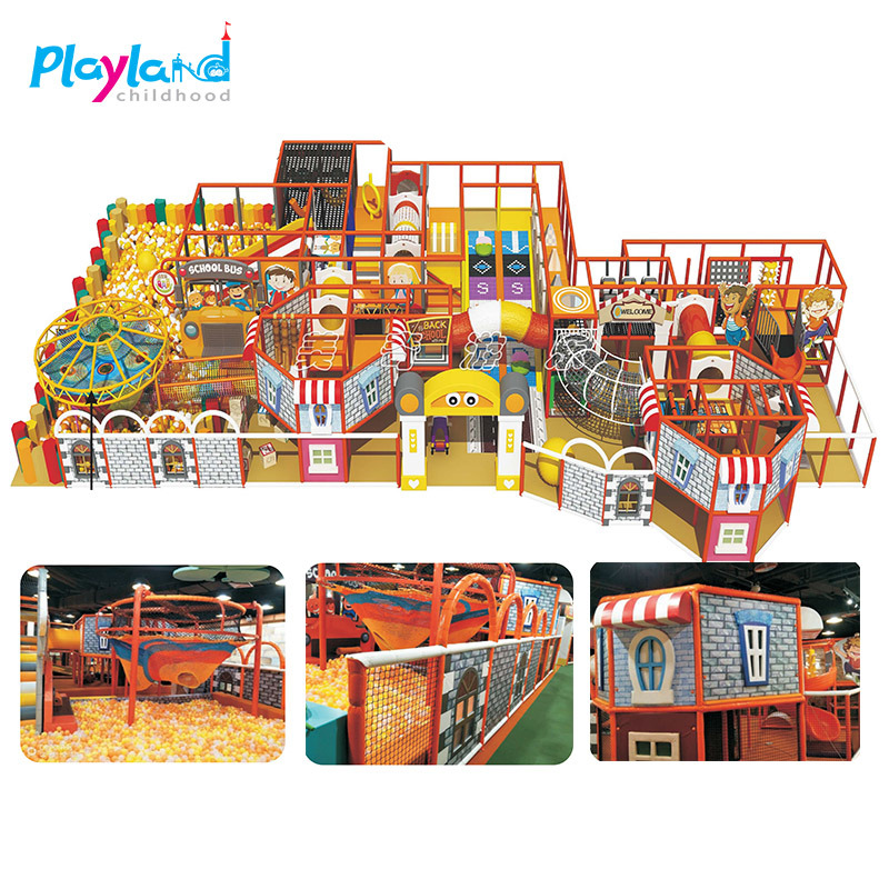 Hot Sale Rainbow Obstacle Children Large Indoor Playground Rainbow Indoor Playground