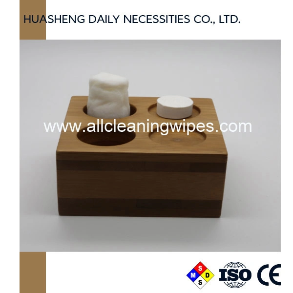 Compressed Towels Container Wood Tray