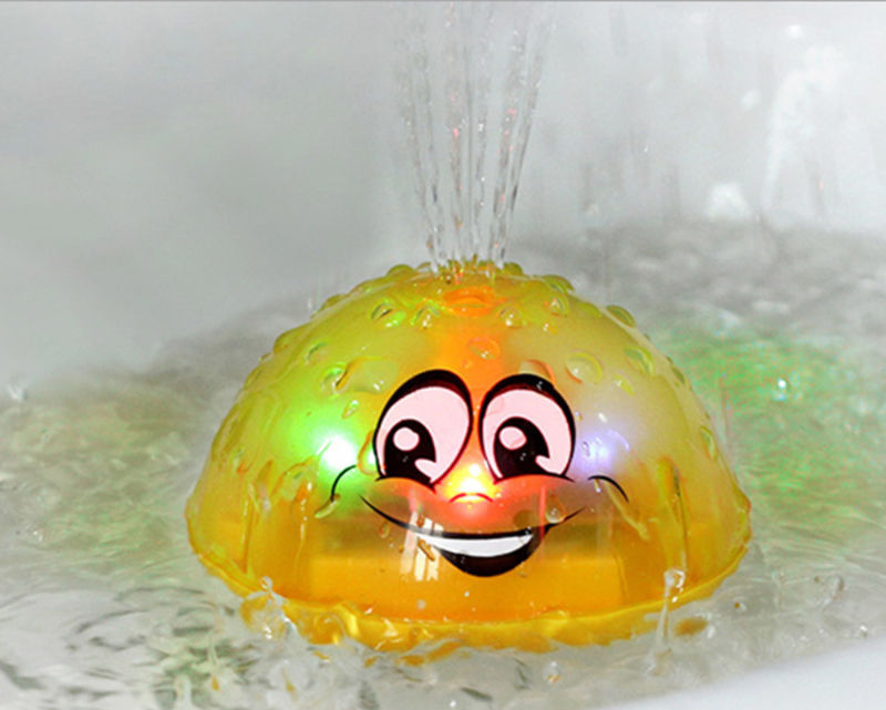 LED Bath Toy Spray Water Floating Toys Baby Bathtub Toy