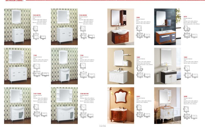 PV-403 Small PVC Bathroom Cabinet, Bathroom Furniture, Bathroom Vanity Set