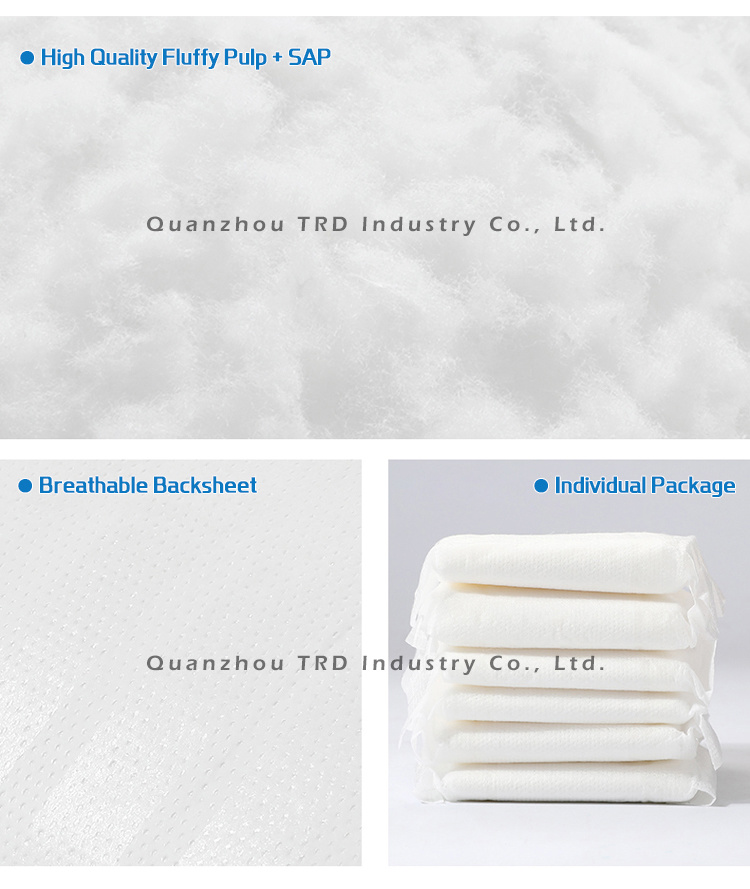 Premium Organic Maxi Wings Sanitary Napkin Overnight Use Factory Price