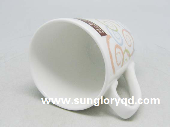 12oz Cone-Shaped Porcelain Mug for Advertising Promotion of Mkb107