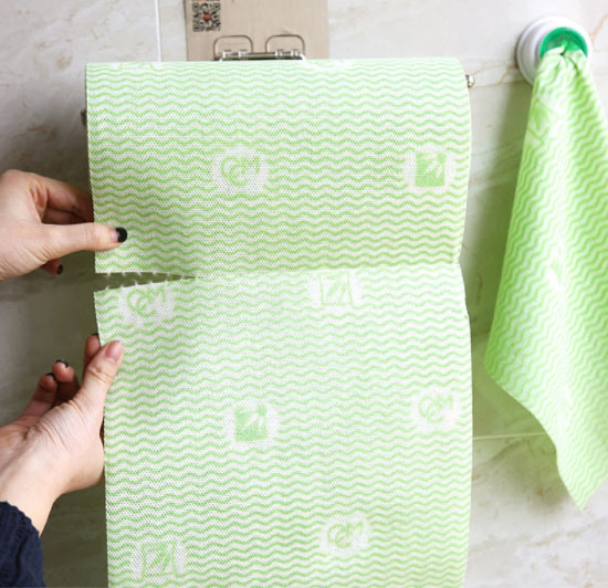OEM 24*29cm 50PCS Kitchen Paper Towels Disposable Multipurpose Cleaning Towels Roll