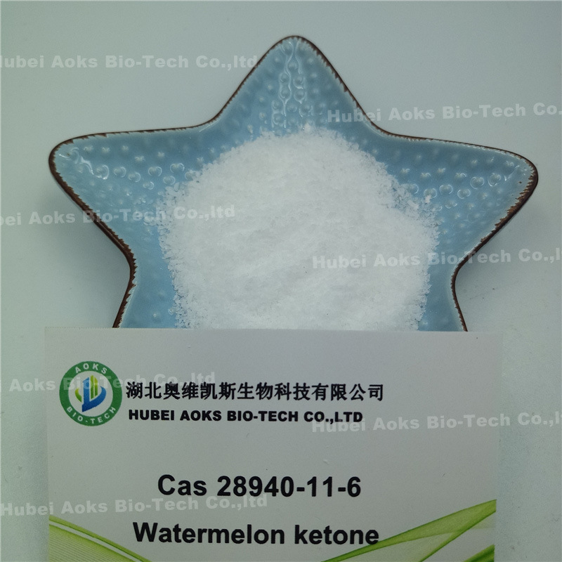 Flavor Raw Material Watermelon Ketone Powder CAS28940-11-6 Aoks Factory Watermelon Ketone