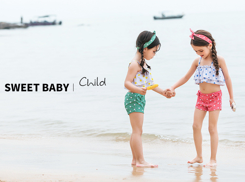 Baby Kid Girls Swimwear Summer Ruffles One Piece Bikini Swimsuit Beach Bathing Suit