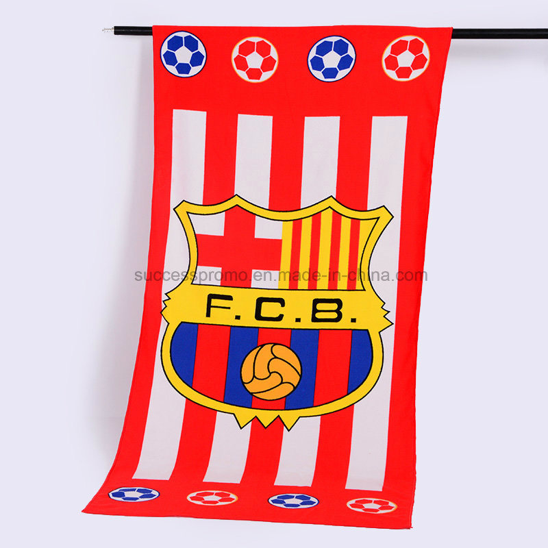 Microfiber Beach Towel with Reactive Printing, Cotton Towel