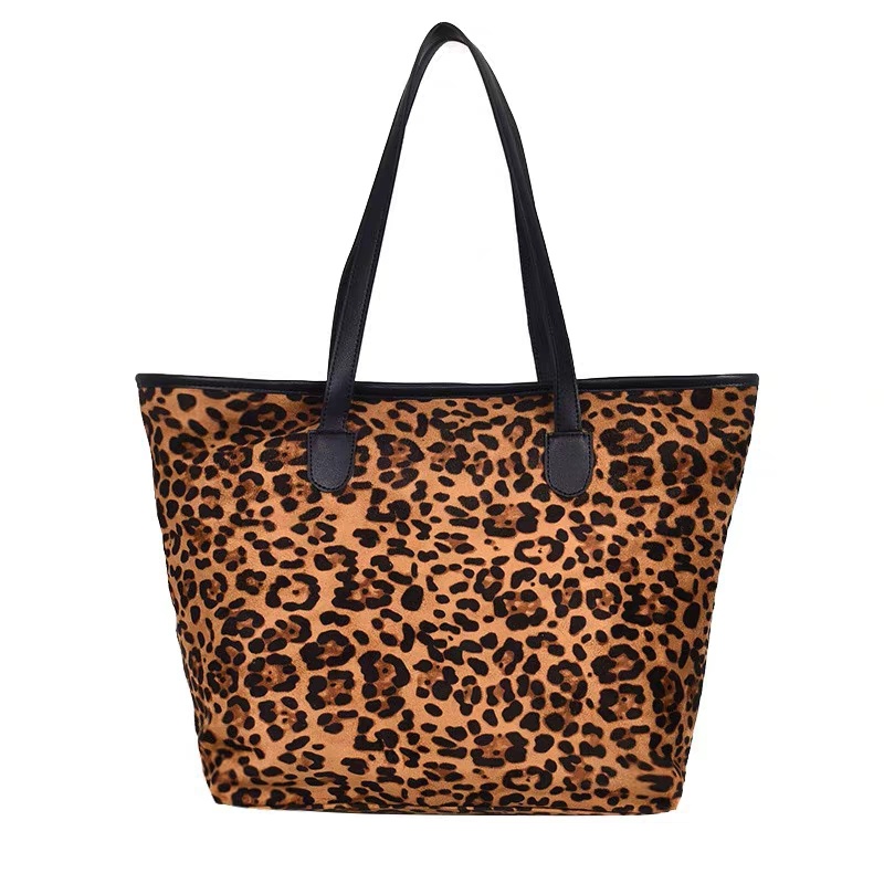 Fashionable Retro Special Material Leopard Ladies Handbag