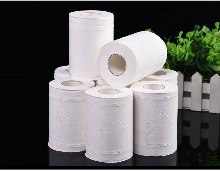 Unbleached Bamboo Kitchen Paper Towel Roll