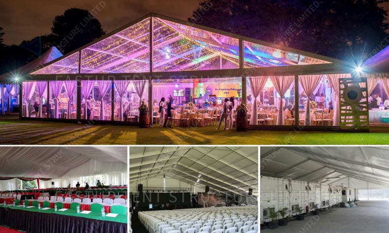Best Wedding Party Event Tent Canopy for 500 People Seater Guest for Rentals
