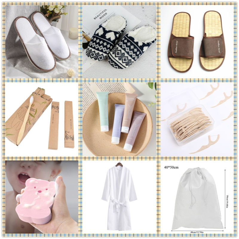 Manufacture Customized Washable Disposable Hotel Slippers for Guests