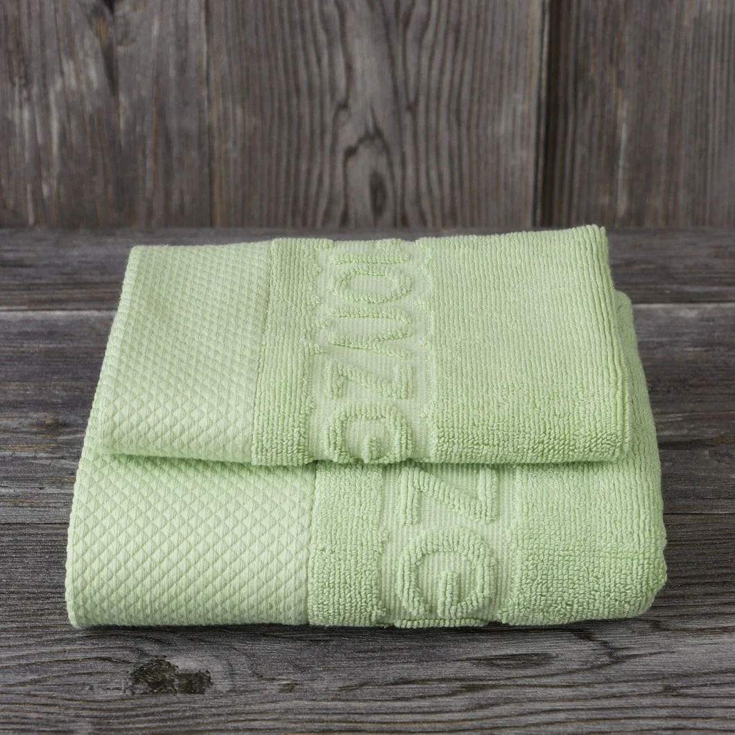 Comfortable Personalized Small Gift Face Hand Towels 100% Cotton Customized