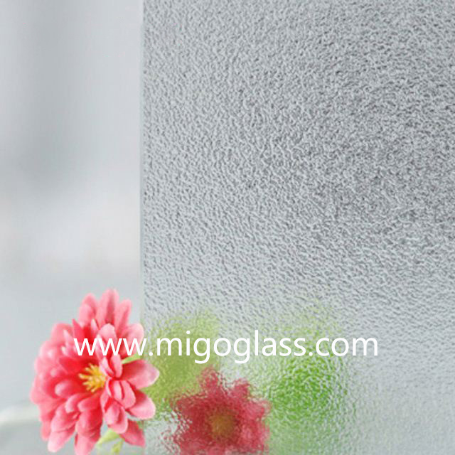 Clear Patterned Glass for Windows and Shower Doors