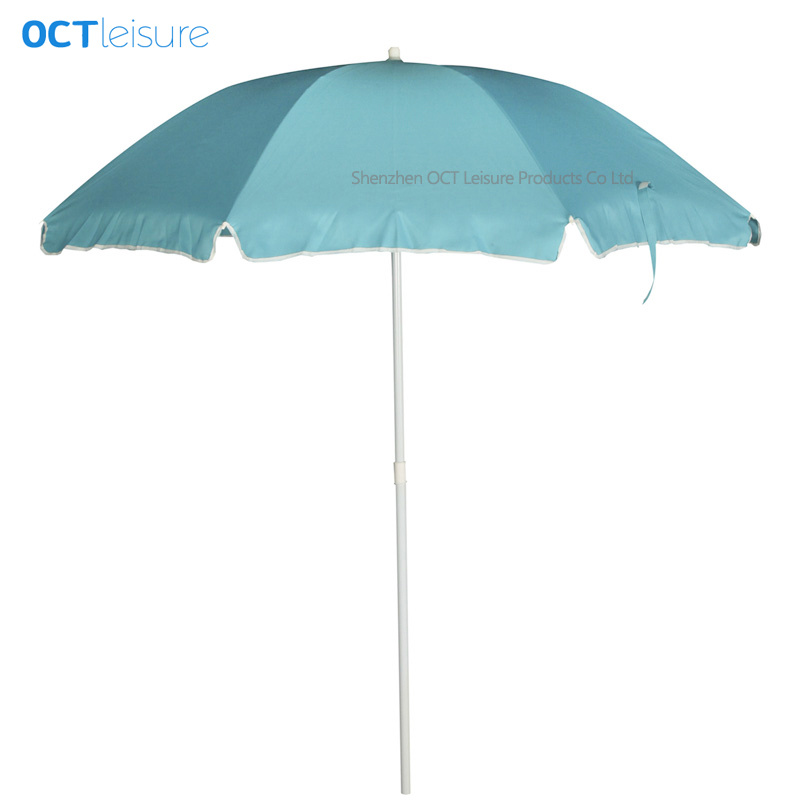 Sky Blue Beach Parasol with Thick Polyester Cover (OCT-BUP12)
