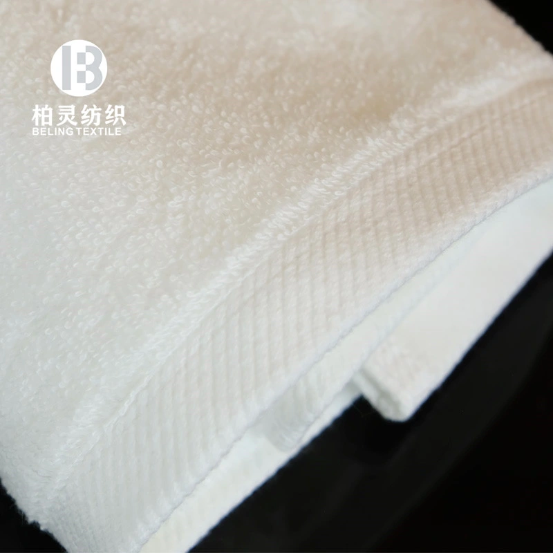 Hotel Linen for Bathroom and SPA Dobby 100% Combed Cotton Hand Towel Set Comfortable Feelings