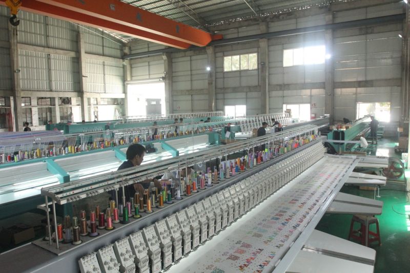 China Supplier 30 Heads 6 Needles Towel Tajima Chenille Embroidery Machine