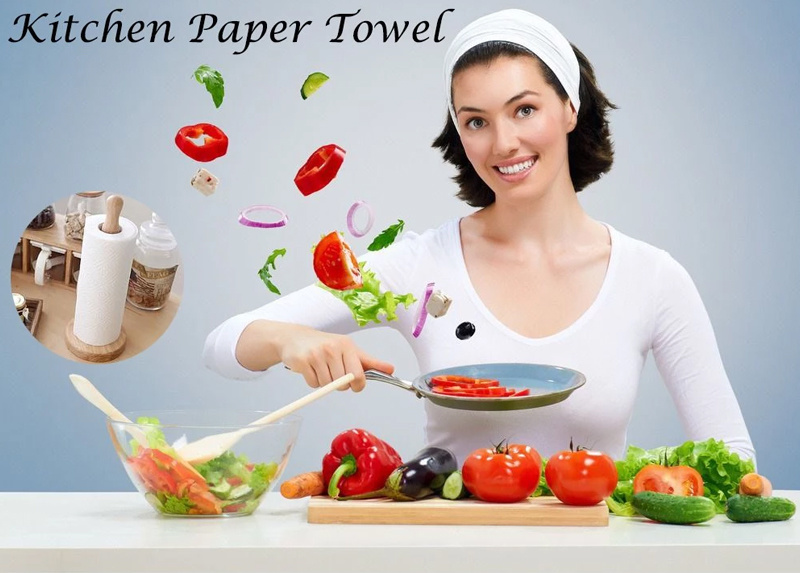 Wholesale Printed Kitchen Roll Towel Tissue Paper