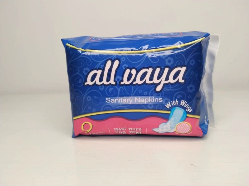 Menstrual Natural Soft Care Organic Cotton Sanitary Pad Biodegradable Sanitary Napkin