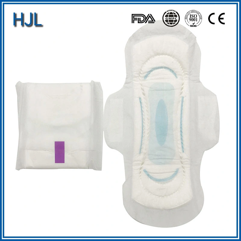 Skin-Friendly Organic Cotton Refreshing Sanitary Napkin/Towel/Pad with Core