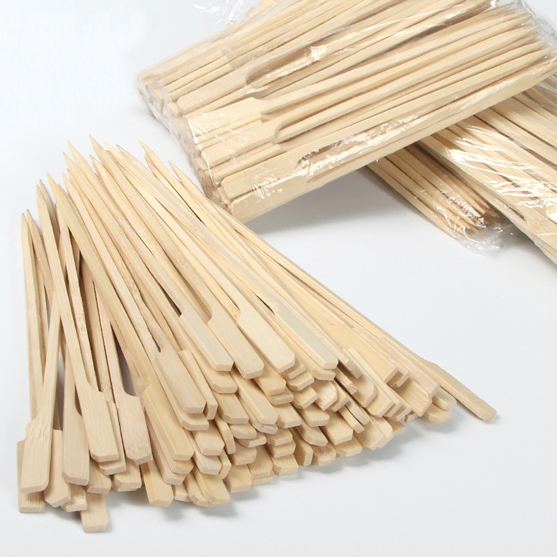 Customized Logo Teppo Bamboo Sticks Decoration Bamboo Skewers