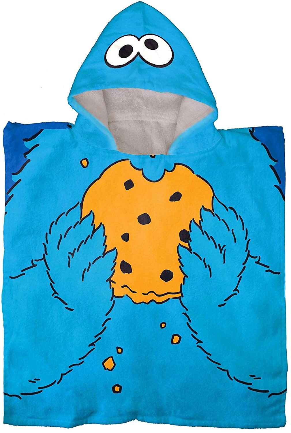 Kids Bath/Pool/Beach Hooded Poncho Super Soft & Absorbent Cotton Towel with Certification