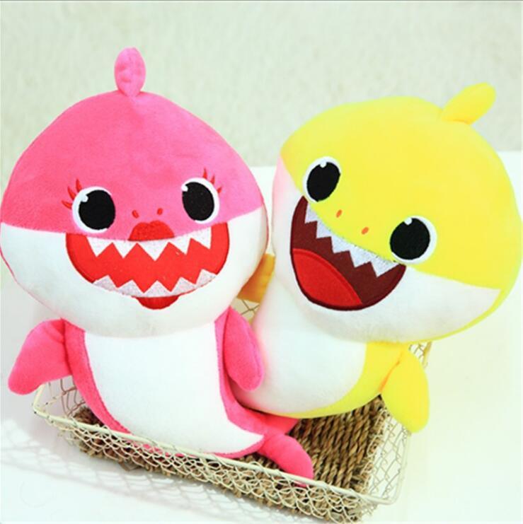 Singing and Sparkling Baby Shark Plush Animal Shark Toy Stuffed Musical Shark Toys with Lights