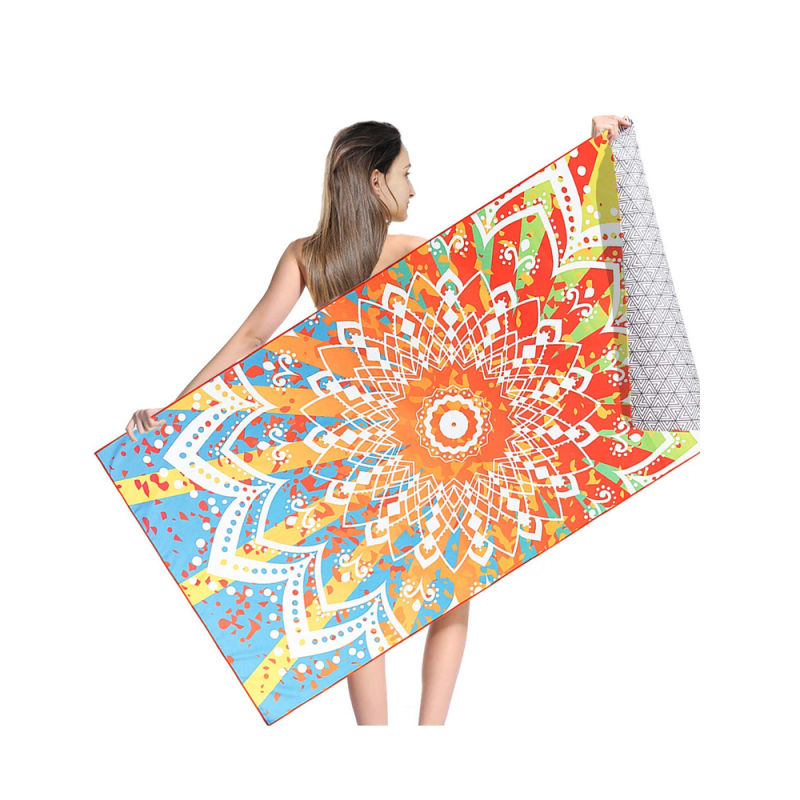 Unique Recycled Plastic Waffle Weave Large Microfibre Beach Towel