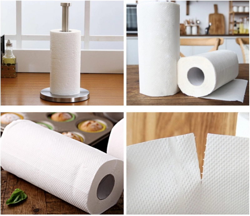 Soft Absorbent Kitchen Towel Paper for Home Cleaning