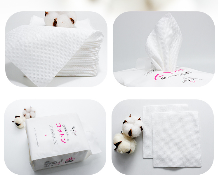 Pure Cotton Dry Wipes Disposable Towel with Cleaning Face