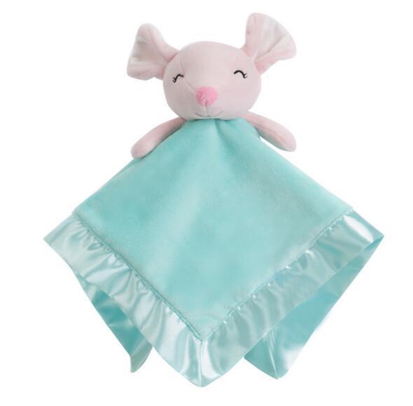Soft Baby Towel Plush Infant Animal Comforter