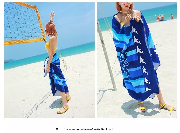 Digital Printed Bath Towel Printed Beach Towel