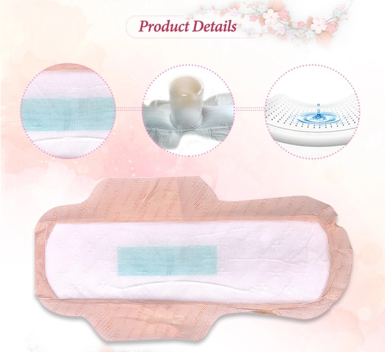 High Quality Breathable Disposable Cotton Lady Napkins Sanitary Pads
