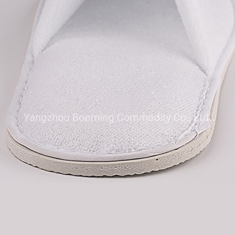 Wholesale Price Comfortable Terry Towel Fabric Disposable Hotel Slipper