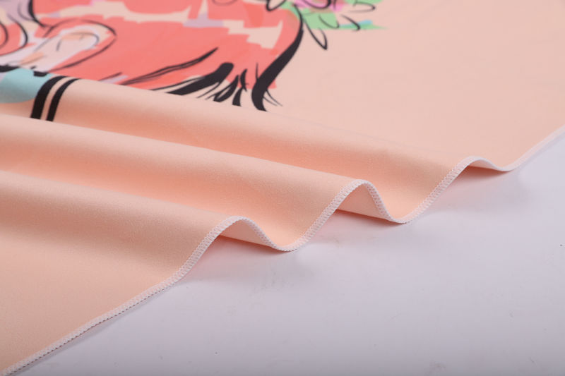 Quick Dry Custom Printing 100%Polyester Microfiber Beach Towel