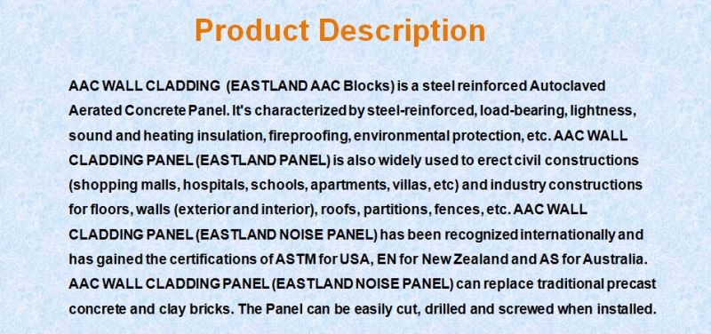 Eastland Lightweight Concrete Block Autoclaved Lightweight Concrete Brick