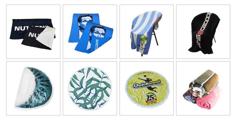 Top Quality Cotton, Microfiber or Polyester Beach Towel