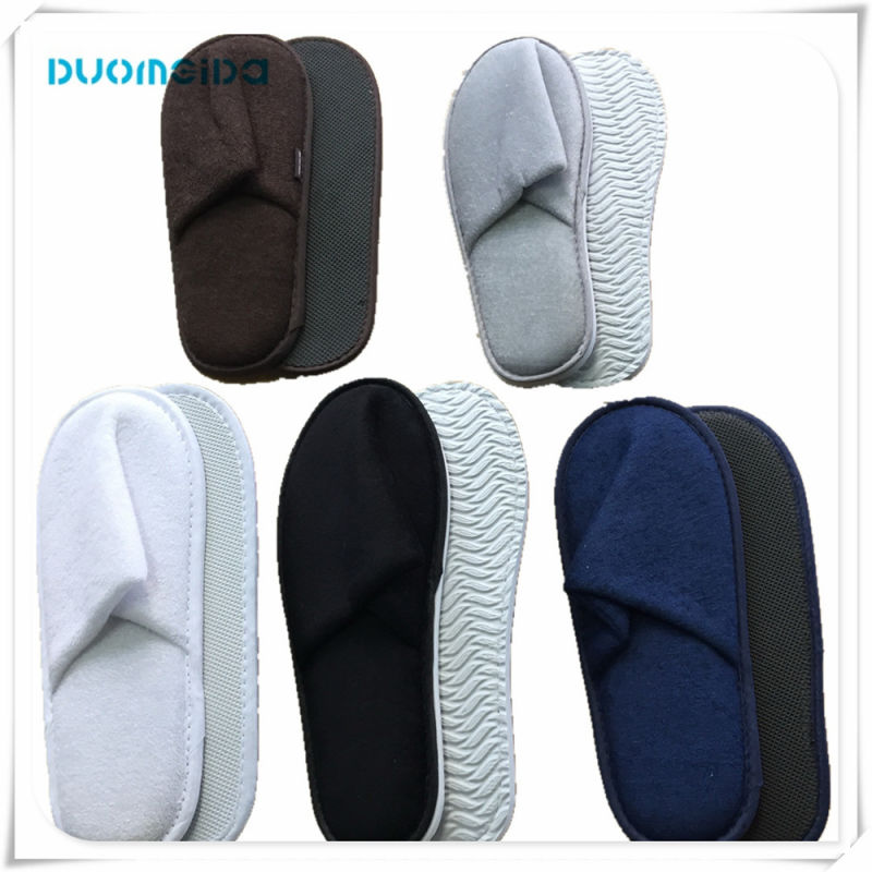 Custom Disposable Biodegradable Towel Cloth Personalized Hotel Slippers