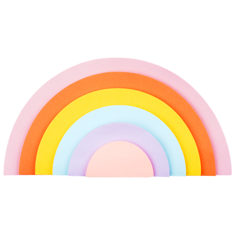Rainbow Series- Sticky Notes Set of Rainbow Shape
