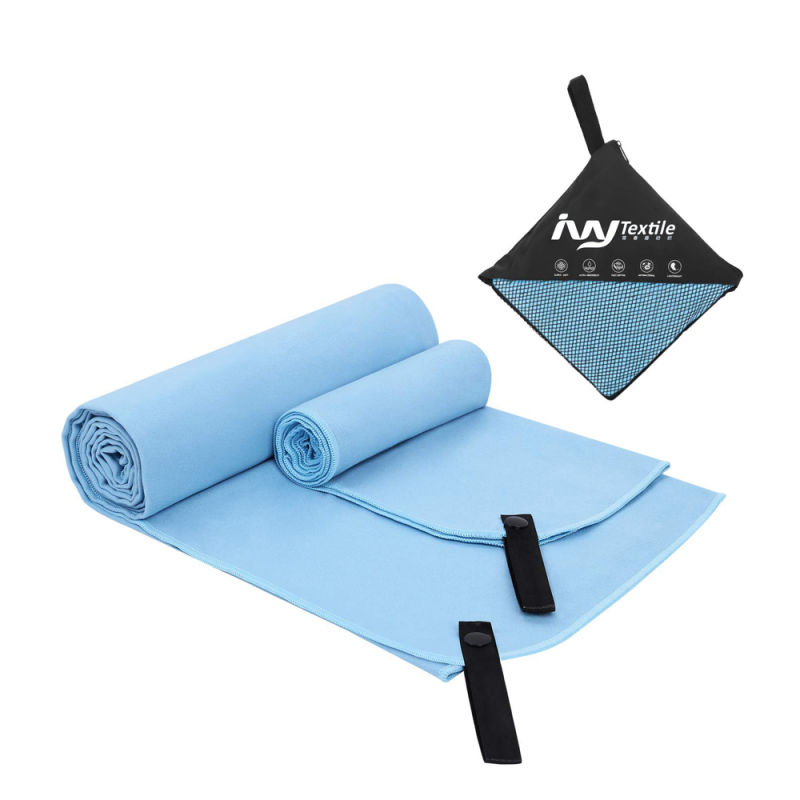 New Arrivals Large Size Microfibre Yoga Gym Hand Towel Set
