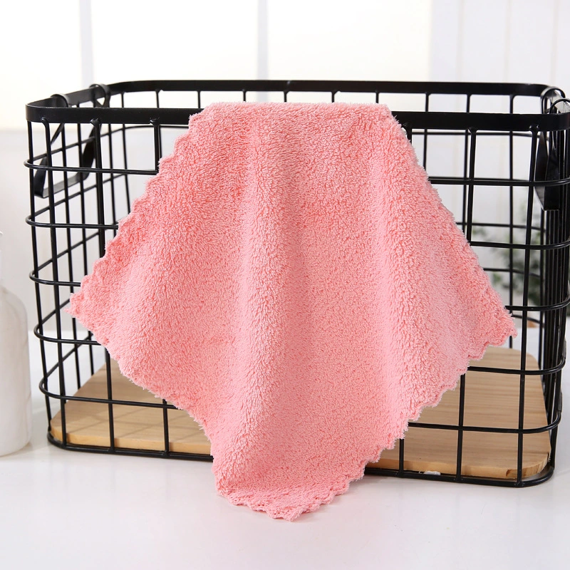 Premium Clean Microfiber Towel 30X30cm Coral Velvet Kitchen Tea Towel