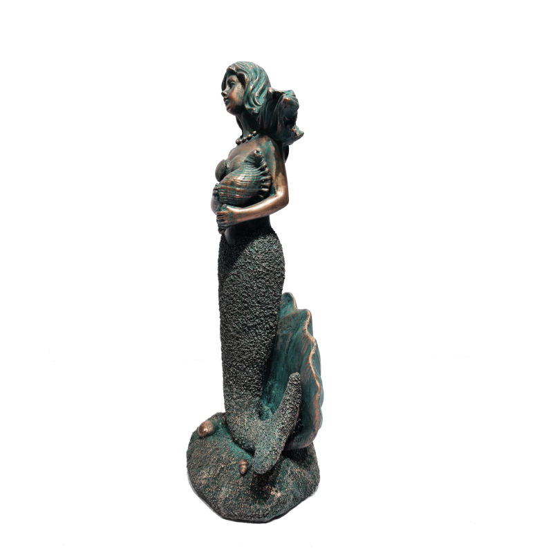 Coastal Style Resin Little Mermaid Statue Decor Polyresin Figurine Factory