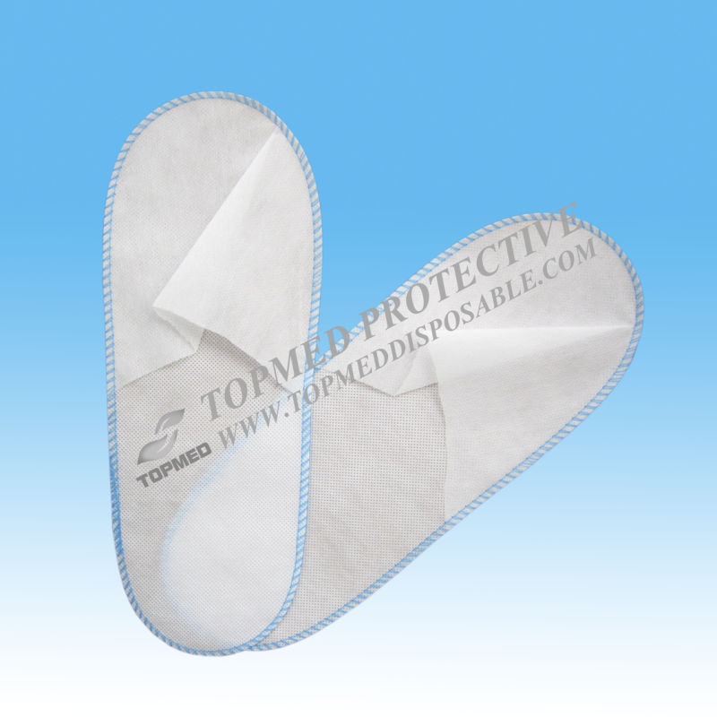 Customized 100% Cotton Terry Towel Disposable Hotel Slipper