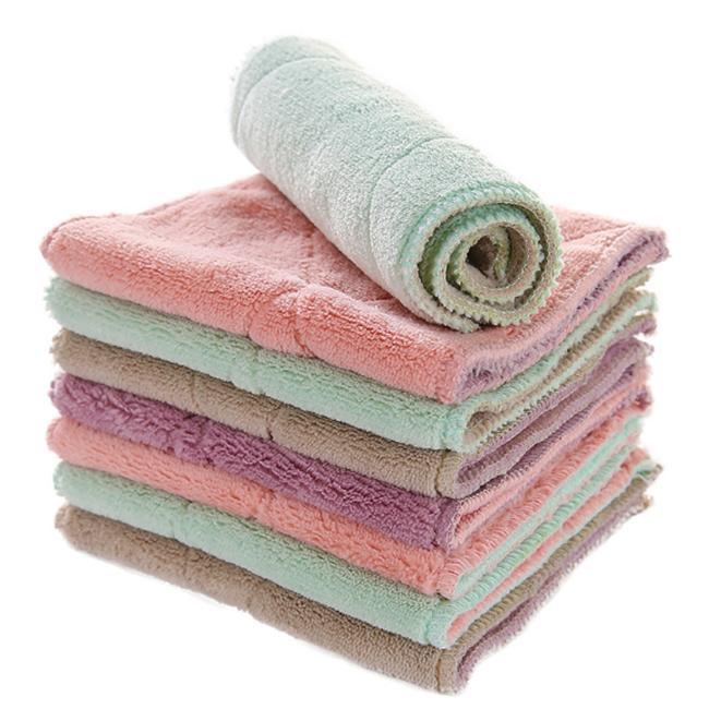 Microfiber Good Water Absorbency Dish Cloth Towel for Kitchen Car Glass Bathroom Wash and Clean