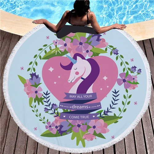 Round Towels Round Beach Towels Wholesale Custom Printed Microfiber Towel