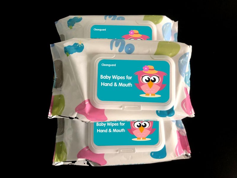 Disposable Baby Wipes Disinfectant Wipes for Wet and Dry Cleaning Wholesale